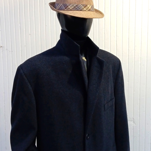 JOSEPH ABBOUD FOR NORDSTROM MEN'S PURE WOOL FULL LENGTH LUXURY OVERCOAT (CANADA) - Picture 5 of 17